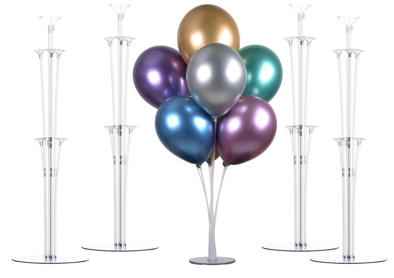 LANGXUN 28 Height Table Balloon Stand Kit for Birthday Party Wedding Decorations Balloons Arch Kit for Graduation Party and Christmas Balloon Decorations 4 Pack - Image 2