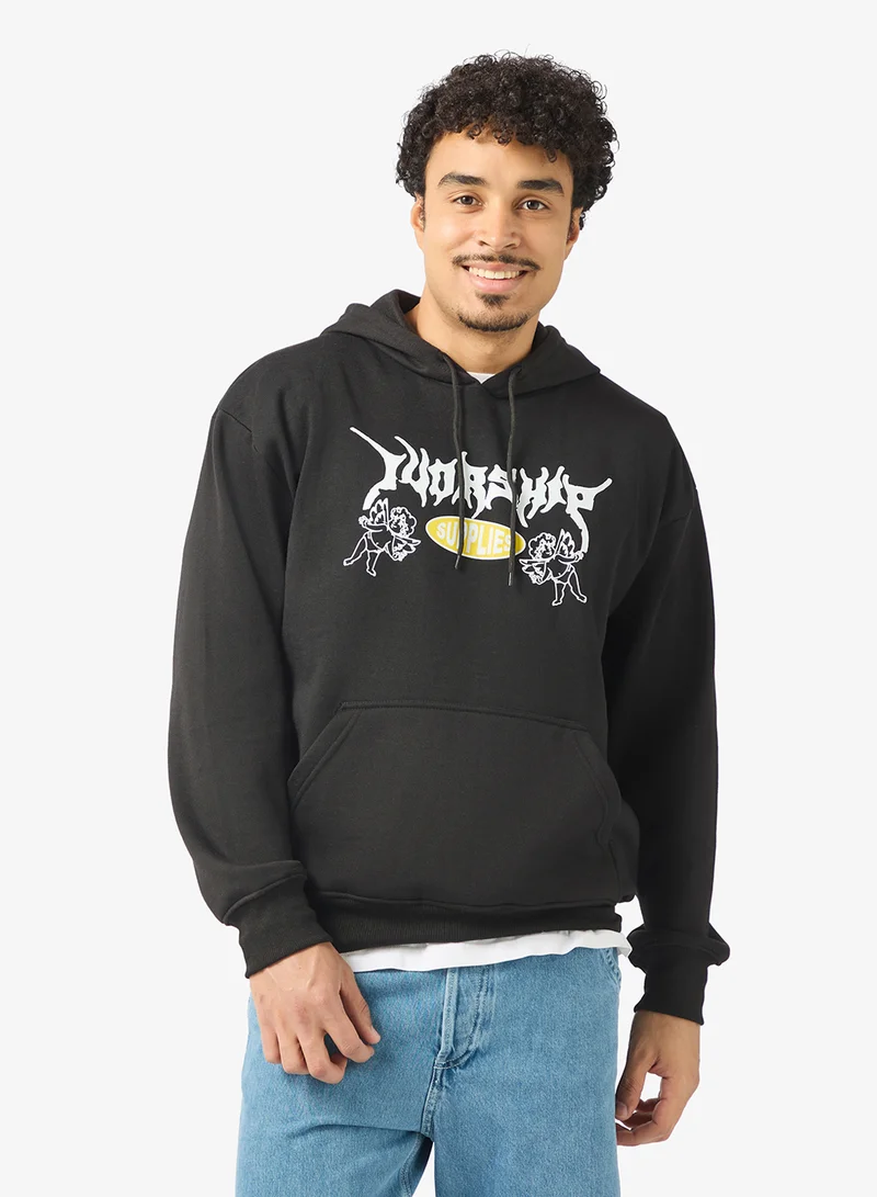 Graphic Print Hoodie
