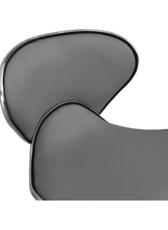 DubaiGallery Modern Kitchen Barstool Bar Chairs Round Velvet Seat with Backrest and Metal Legs, Breakfast Dining Stool for Kitchen Counter Comfy Bar Stool 1 Piece  - Image 4