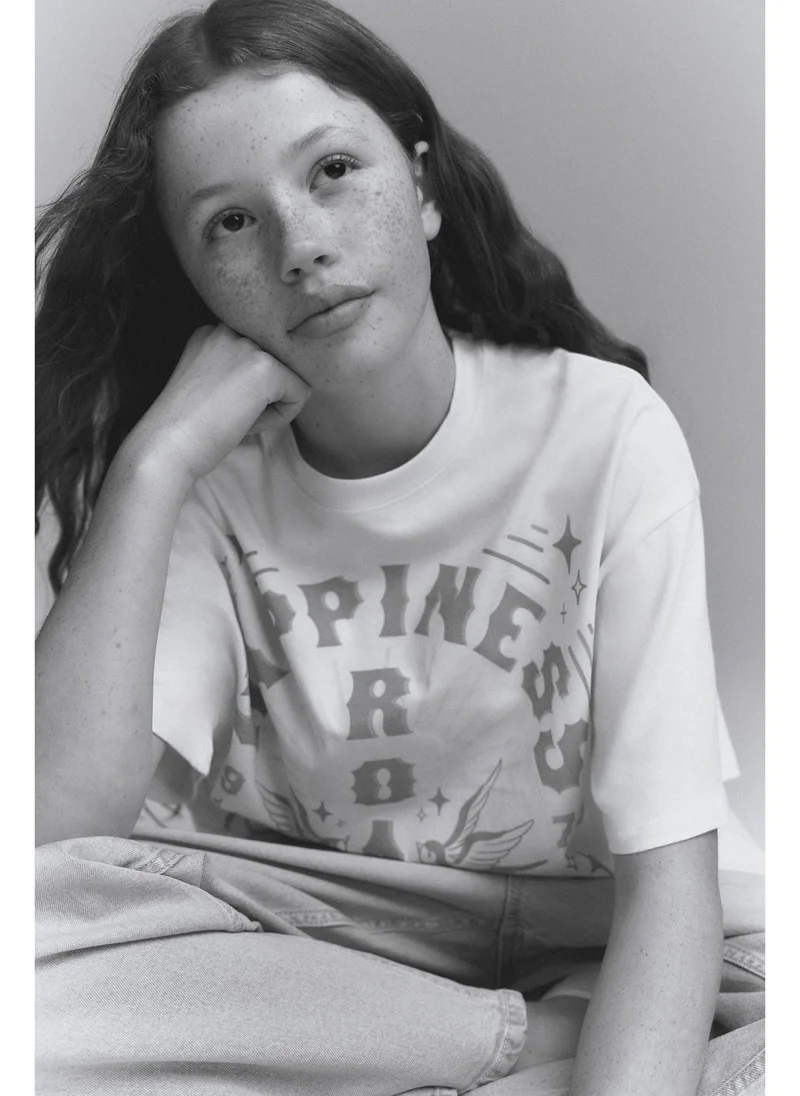 H&M Oversized cotton T-shirt