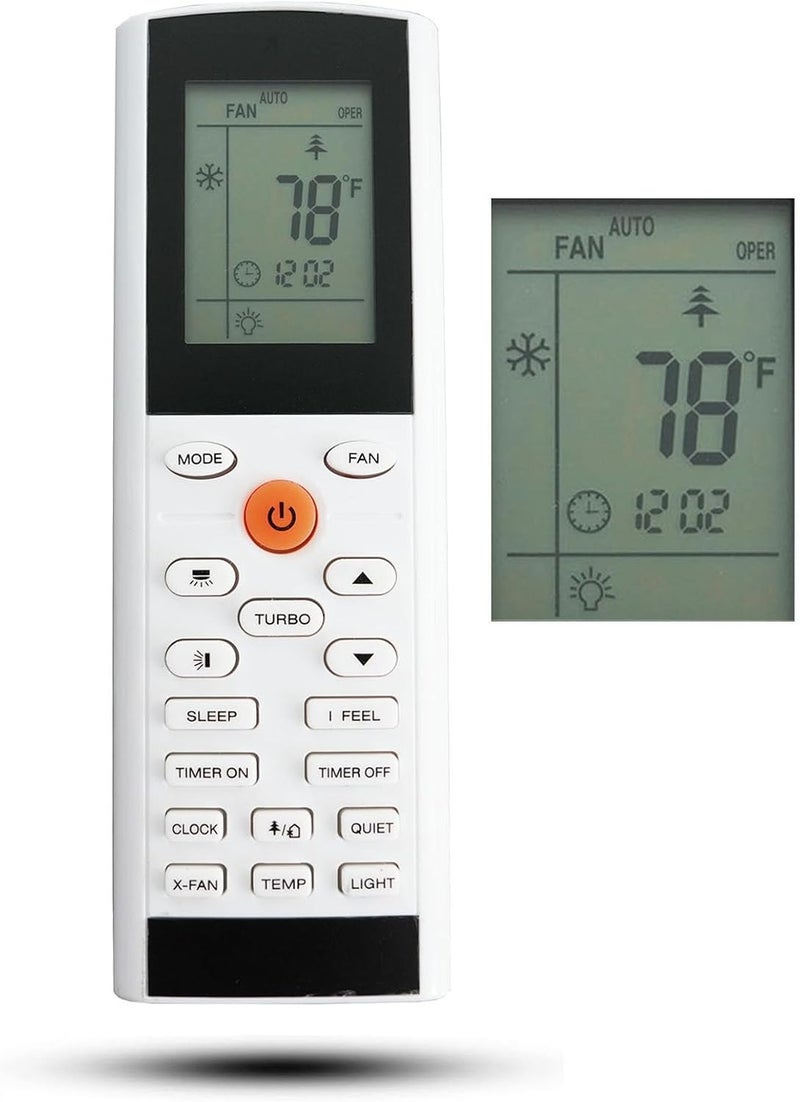 uehba YAC1FB Replacement AC Remote Control Compatible for Gree Trane Air Condtioner YACIFBI YACFB YAC1FB YACIFB6 YACIFBF - Image 1