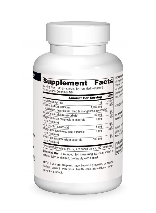 Source Naturals مسحوق أسكوربات سي النهائي - فيتامين سي - 1000 ملغ يدعم جهاز المناعة - 8 أونصات - Image 2