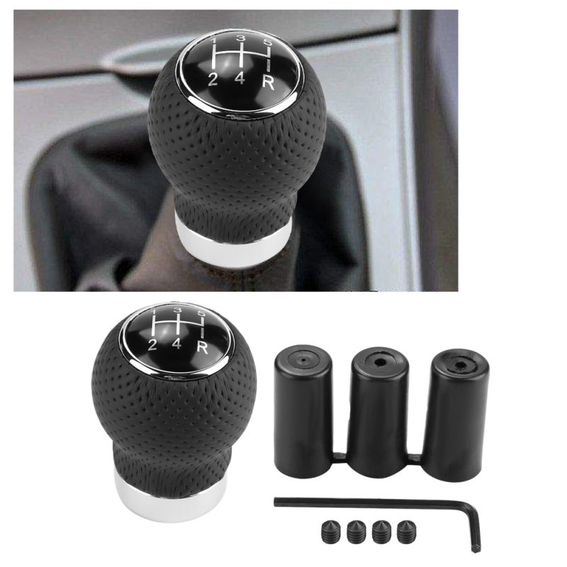 Gear Shift Knob Black ABS Plastic Unique Stylish Design - Human Ergonomic Gear Shift Handle for Hand Comfort Car Interior - Image 5