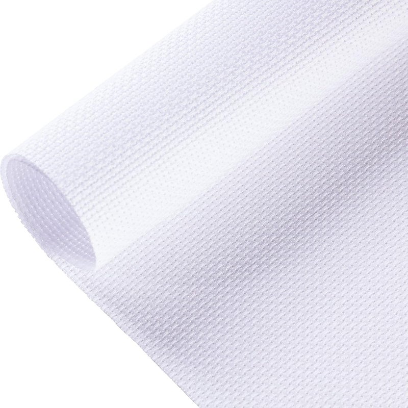 CANFOISON Aida Cloth Big Size 18 Count, White Cross Stitch Fabric, 39 inch by 60 inch - Image 1
