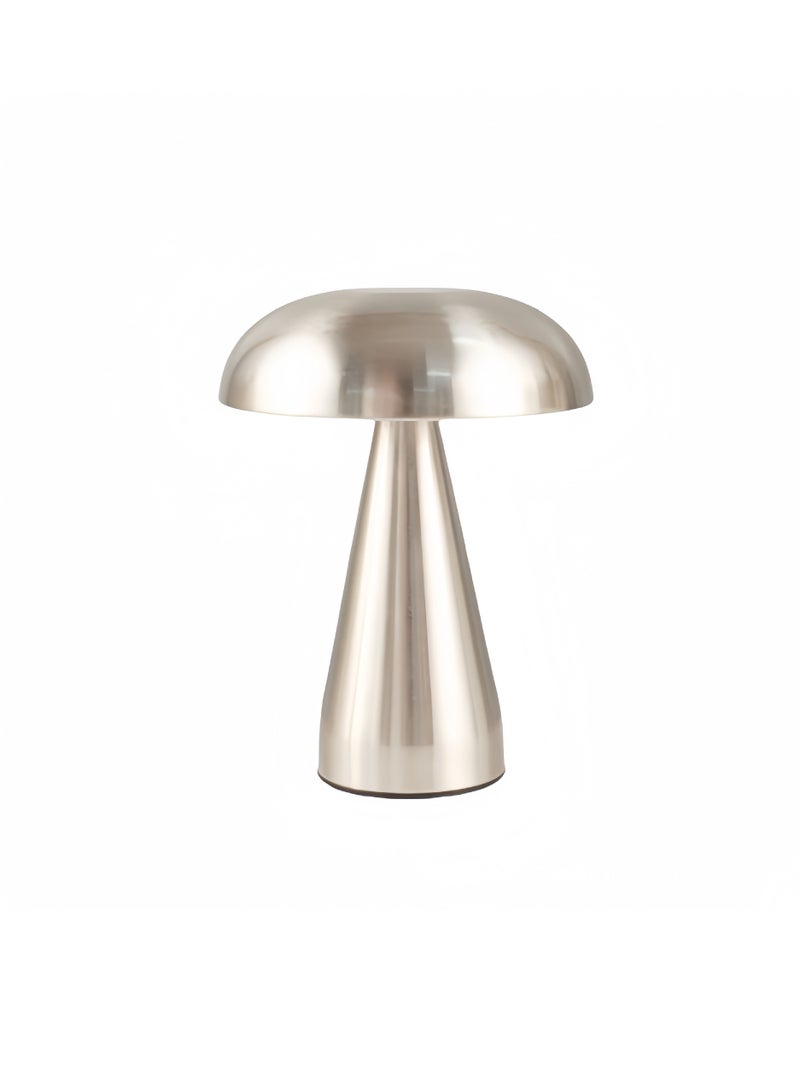 LED Cordless Table Lamp, Rechargeable Battery Touch 3 Level Brightness Night Light, for Bedroom Living Room Dorm Study Desk Lamp,Gold Silver Random - Image 1