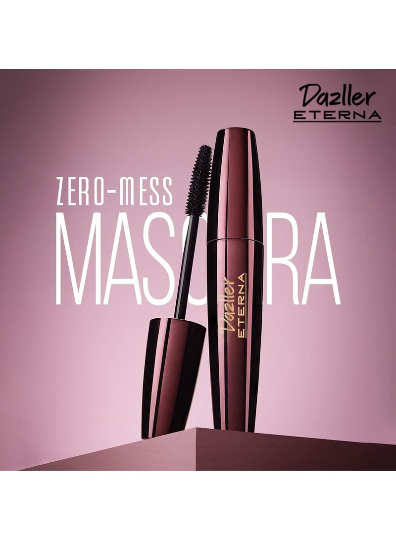 Dazller Eterna Black Eye Combo Mascara 15g Eyeliner 7.5g Matte Finish Water Proof Smudge Proof - Image 2