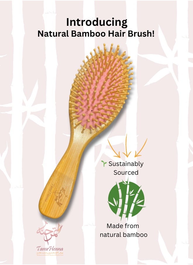 TamrHenna - Natural Bamboo Hair Brush - Image 1