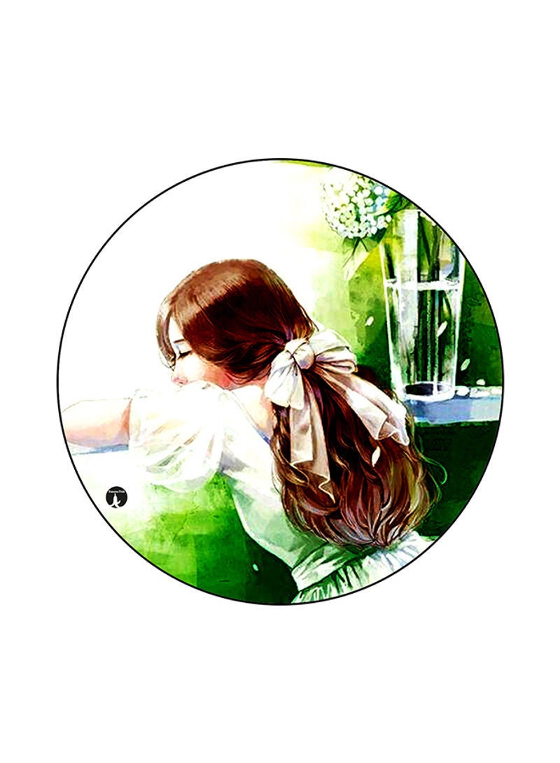 RKN A Girl Printed Mouse Pad Multicolour