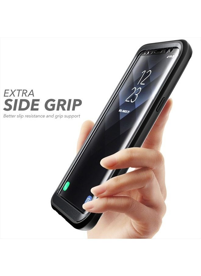 Clayco - Galaxy S8+ Plus Case, [Hera Series] Full-Body Rugged Case with Built-in Screen Protector for Samsung Galaxy S8+ Plus (2017 Release) (Black) - Image 1