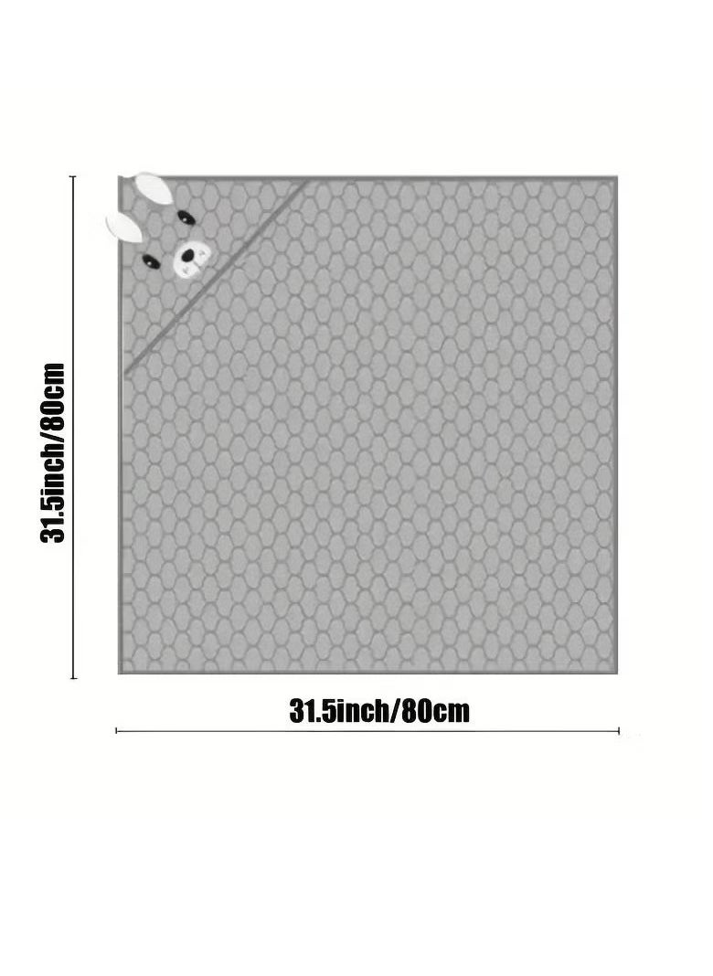 Gonice Baby Bathrobe, Baby Bath Towel, Absorbent Microfiber Cartoon Bath Towel  - Image 2