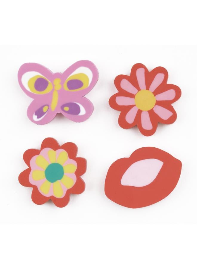 Unique Bag Of 8 Erasers - Image 2