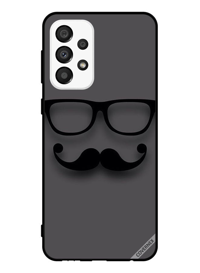 Covernex Protective Case Cover For Samsung Galaxy A33 5G   Glass & Mustache - Image 1