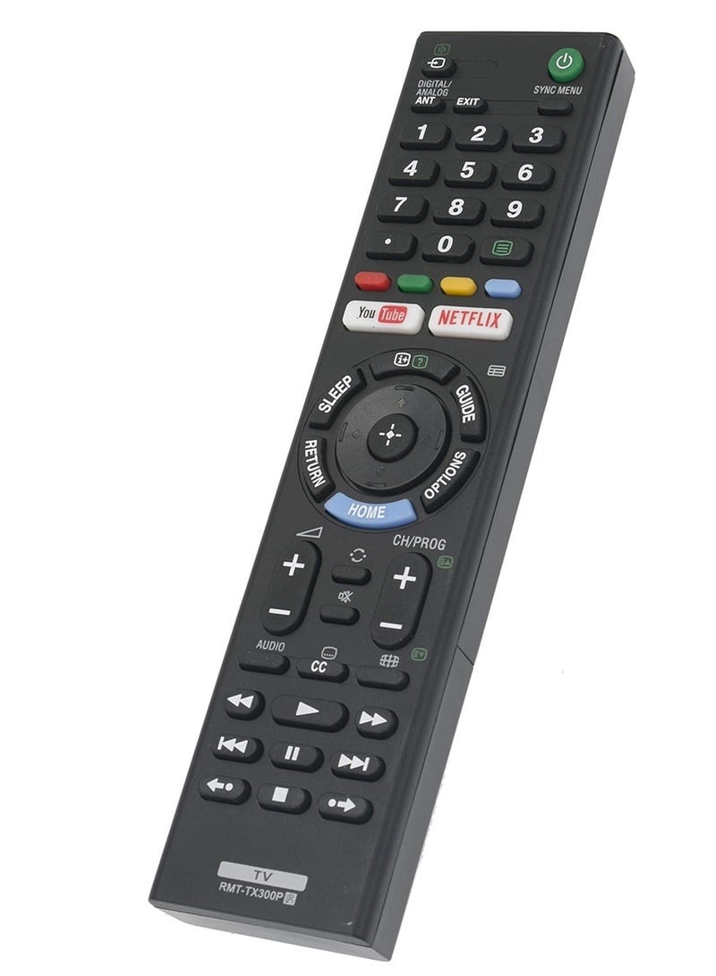 PopZa New RMT-TX300P Replaced Remote fit for Sony BRAVIA 4K TV - Image 1