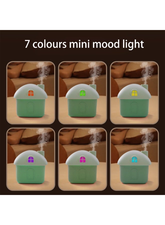 YeeHang YeeHang Mini Portable Essential Oil Diffuser Cool Mist Ultrasonic Aromatherapy Fragrant Humidifier with 7 Colors LED Night Light Auto-off Safty Switch for Home Bedroom Office Yoga Travelling House  - Image 4