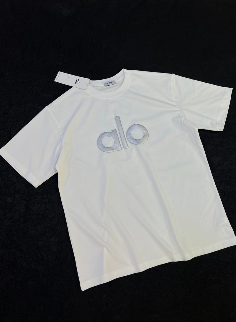alo Alo - White - Sporty - Casual - Men's and Women's Matching Top  - Image 1