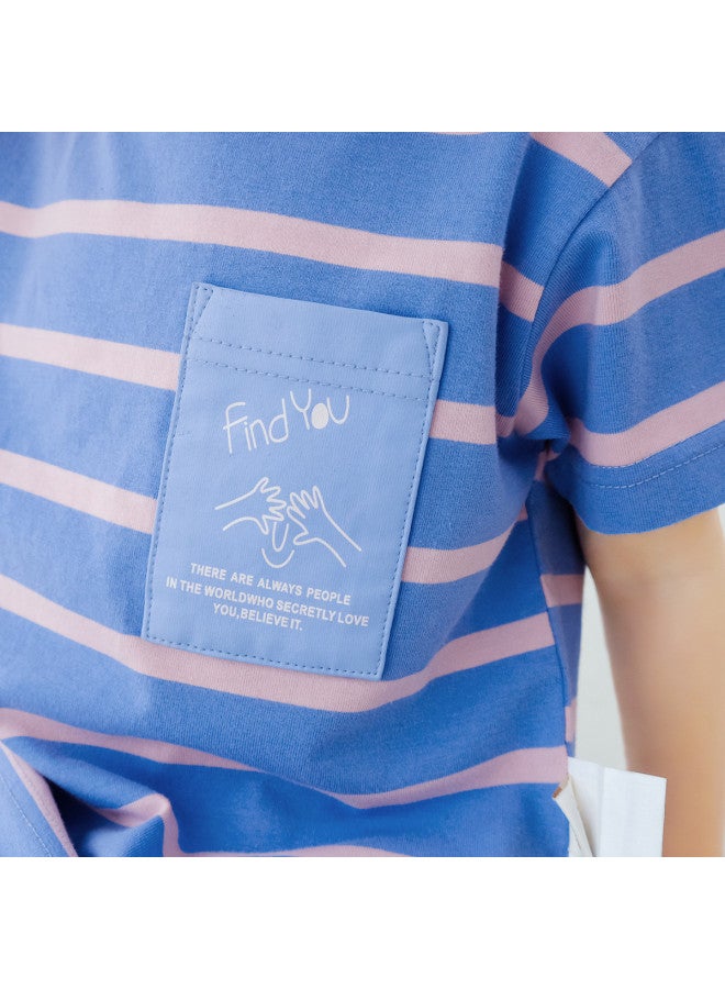 HOT Selling】boys' Sleeve T-shirt Summer Striped Cotton Tee For Kids, Toddlers, And Big Boys' Half Sleeve Shirt - Image 5