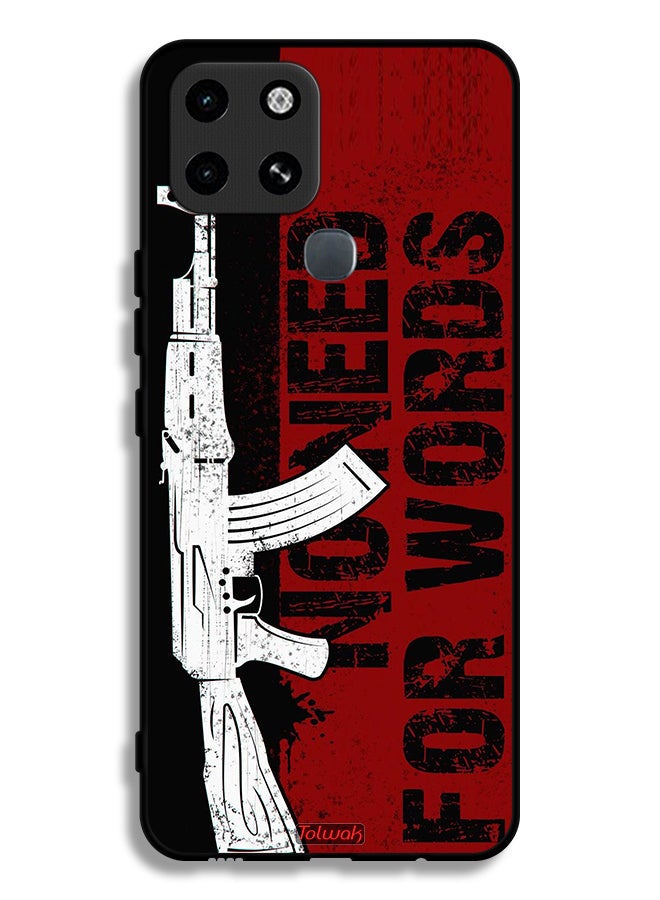 Tolwak Infinix Smart 6 Protective Case Cover No Need For Words - Image 2