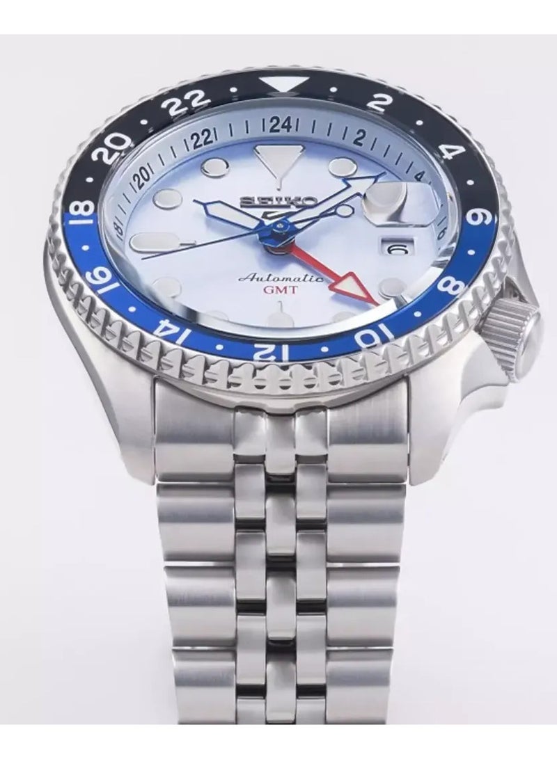 Seiko GMT Thong Sia Exclusive Sky Blue Dial Watch SSK029K1 - Image 3