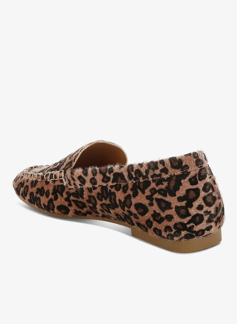London Rag LEOPARD Leopard Print Flat Loafers in Leopard for Women | Best Price UAE
