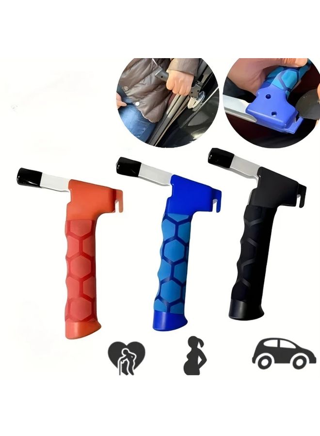 3 In 1 Car Door Handle Assist For Elderly Red Portable Vehicle Support Bar - Image 5