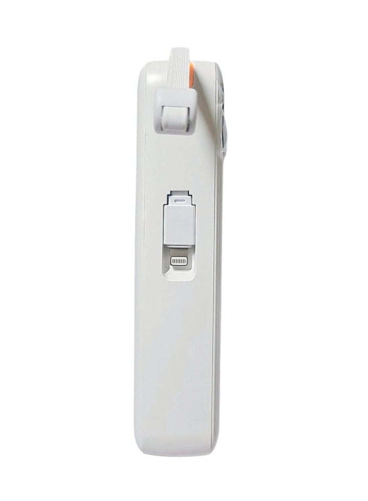 Levino N-31 20000mAh Power Bank with Digital Display, Fast Charging, Dual Outputs, Flight Approved – Black & White - Image 2