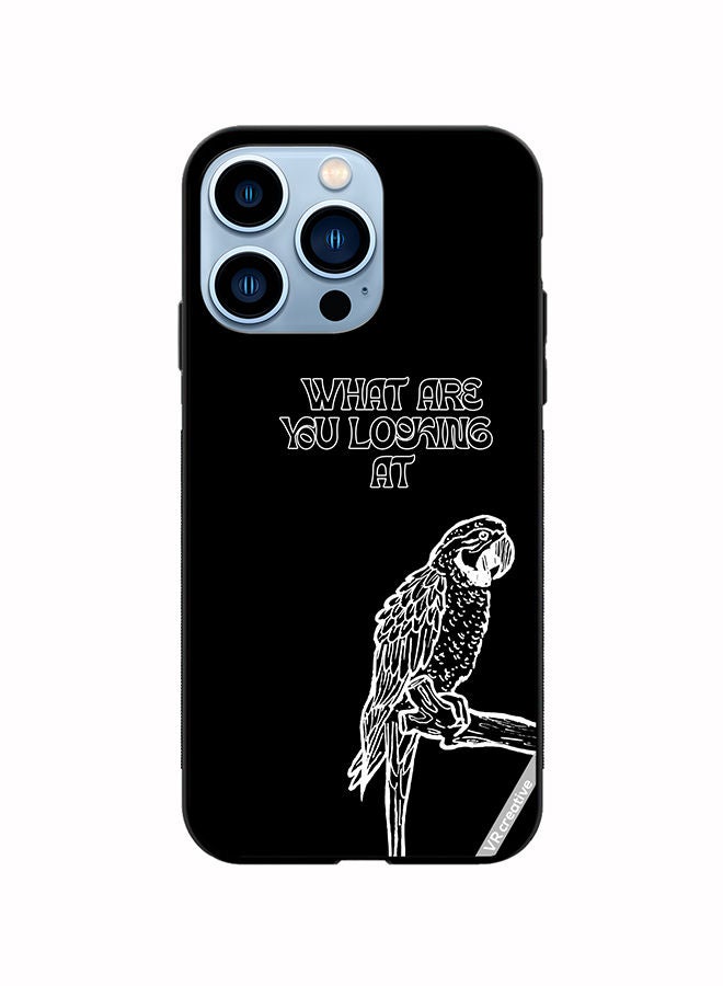 VR CREATIVE Protective Case Cover For Apple iPhone 14 Pro Max Funny Parrot Design Multicolour - Image 1