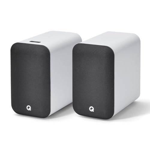 Q Acoustics M20 Bluetooth Speakers HD Wireless Speakers Music System White - Tweeter 0.9", Mid Bass/Driver 4.9", Freq. Response 55Hz–22kHz, Crossover Freq. 2.4kHz - Powered - Image 5