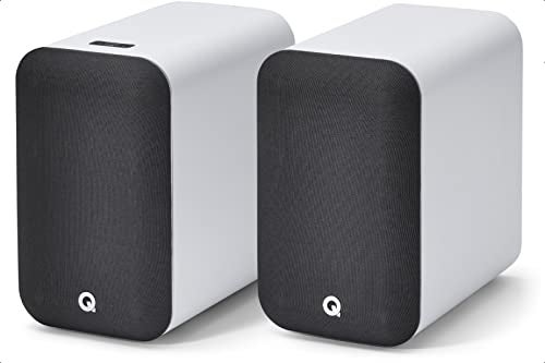 Q Acoustics M20 Bluetooth Speakers HD Wireless Speakers Music System White - Tweeter 0.9", Mid Bass/Driver 4.9", Freq. Response 55Hz–22kHz, Crossover Freq. 2.4kHz - Powered - Image 2