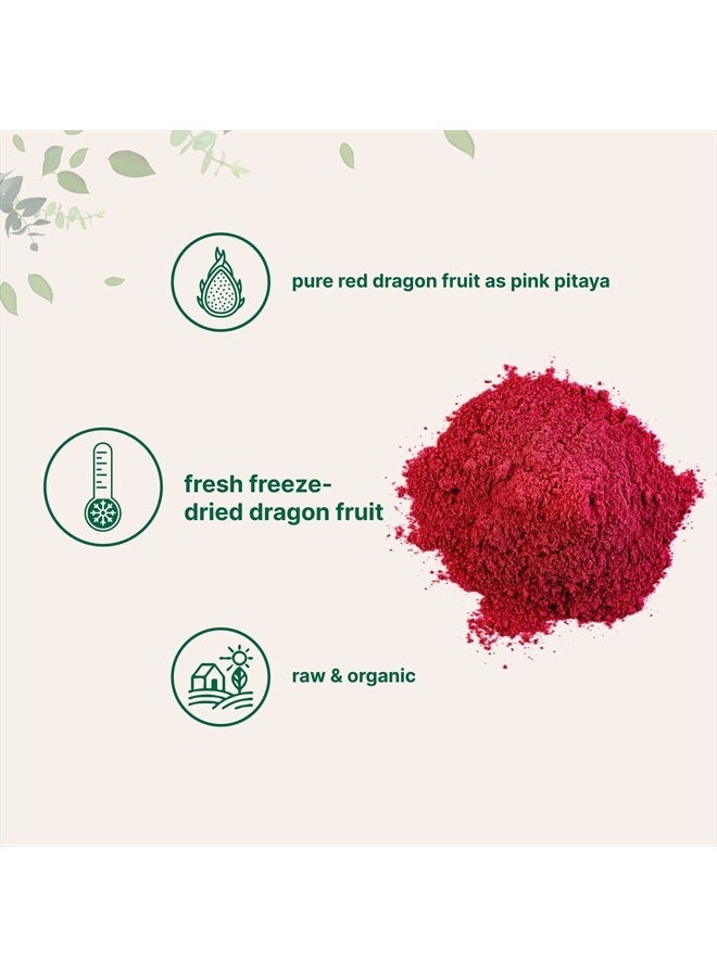Micro Ingredients Organic Dragon Fruit Powder, 10oz | 100% Natural Fruit Powder | Freeze-Dried Pink Pitaya Source | No Sugar & Additives | Great Flavor for Drinks, Smoothie, & Beverages | Non-GMO & Vegan Friendly - Image 4