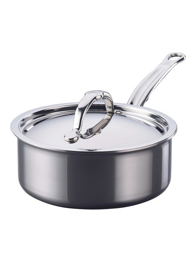 Hestan NanoBond Collection - Titanium Stainless Steel 2-Quart Sauce Pan with Lid - Toxin, PFAS, & Chemical Free Clean Cookware, Induction Cooktop Compatible - Image 1