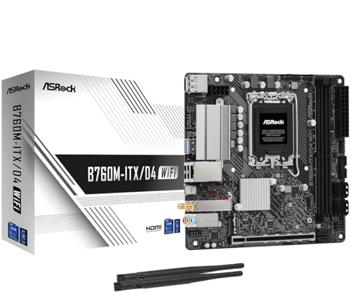 ASRock B760M-ITX/D4 WiFi Supports 13th Gen & 12th Gen Intel® Core™ Processors (LGA1700) - Image 1