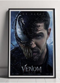 (Assembly frame) Venom Let There Be Carnage Movie Poster, Canvas Poster Printing, Classic Movie Wall Art for Room Decor, Unique Gift Idea