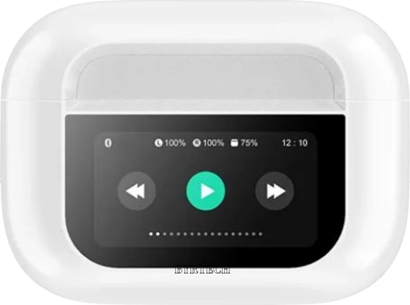 Byrtech A9 Pro 2 Bluetooth Headset with OLED Screen and Anc Support