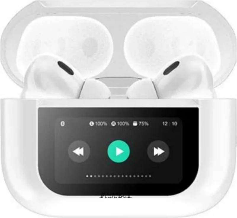 Byrtech A9 Pro 2 Bluetooth Headset with OLED Screen and Anc Support