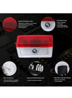 KASTWAVE 4 Pack LED Car Door Logo Light Courtesy Projector Laser Welcome Lights  - Image 5