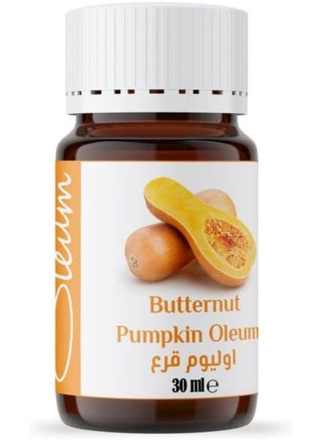 أوليوم زيت أوليوم قرع عسل (بترنات) خام - 30 مل - نقي 100% وغير مكرر - مغذٍ ومضاد لعلامات تقدم السن للبشرة والشعر. - Image 1