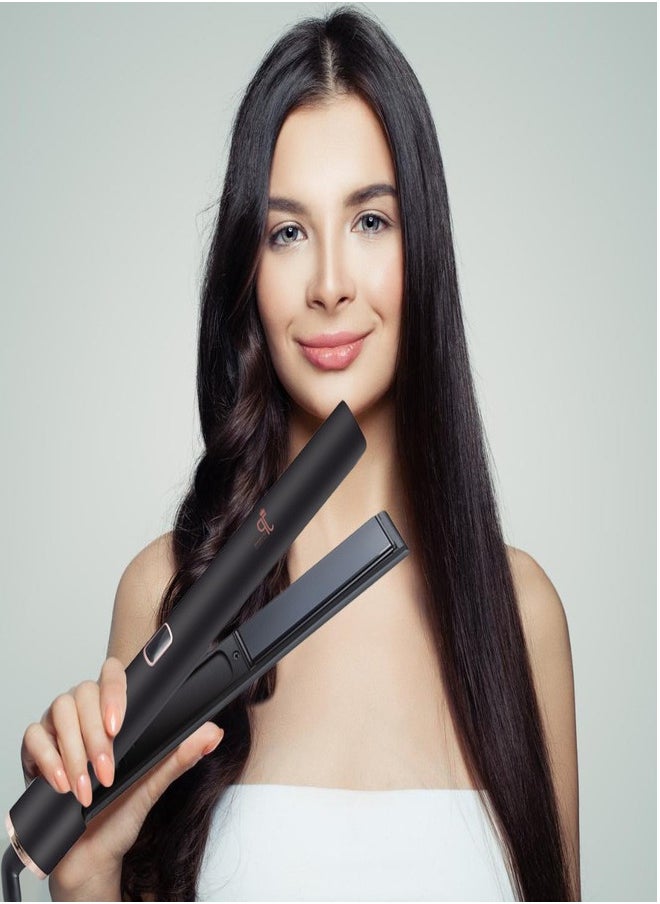 JUICY PREMIER - JUICY PREMIER  2-in-1 straightener and curling iron | Ceramic Hair with Tourmaline and Negative Ions Technology | Adjustable Temperatures up to 450F | with Extra Heat Protection Glove - Image 1