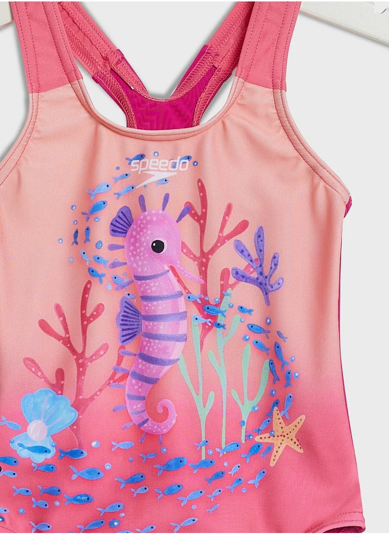 speedo Kids Digital Printed Swimsuit