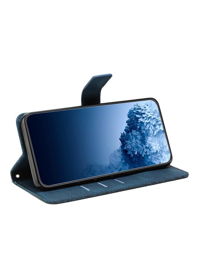 اس-توب جراب لهاتف Samsung Galaxy S21 Ultra 5G جراب هاتف جلدي قابل للطي منقوش بنقوش ماندالا - Image 4