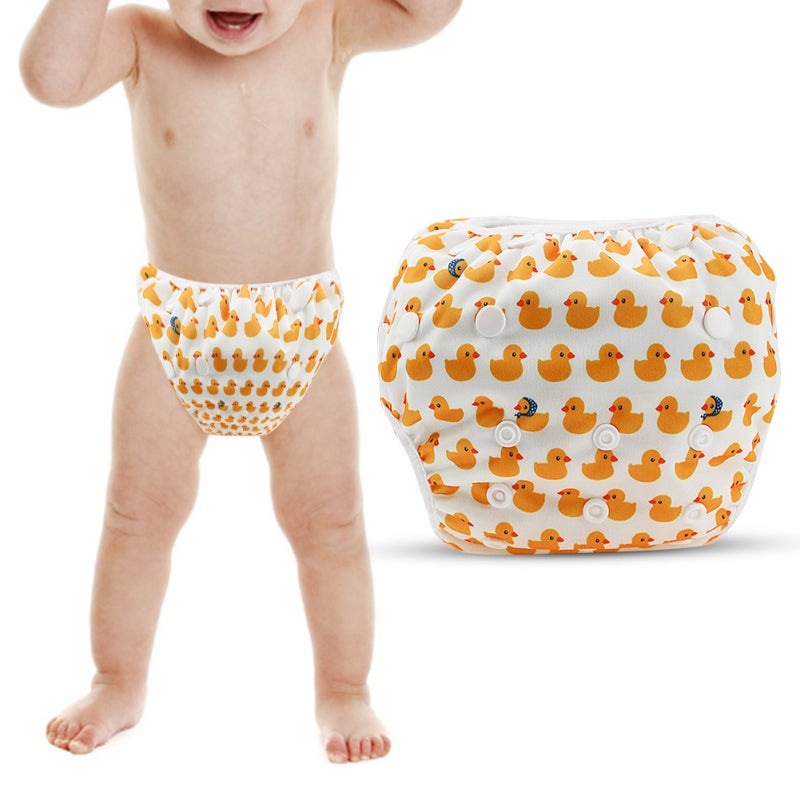 Reusable Swim Diaper: Adjustable Waterproof Layer, Breathable & Leak-Proof 3D Leg Design - Comfortable Absorbent Swim Diaper for Infant Baby Summer Pool Use - Image 3