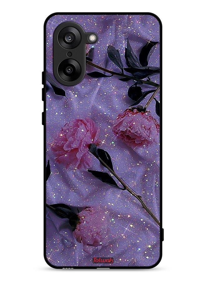 Tolwak OnePlus Nord CE5 Protective Case Cover Glitter Roses - Image 1