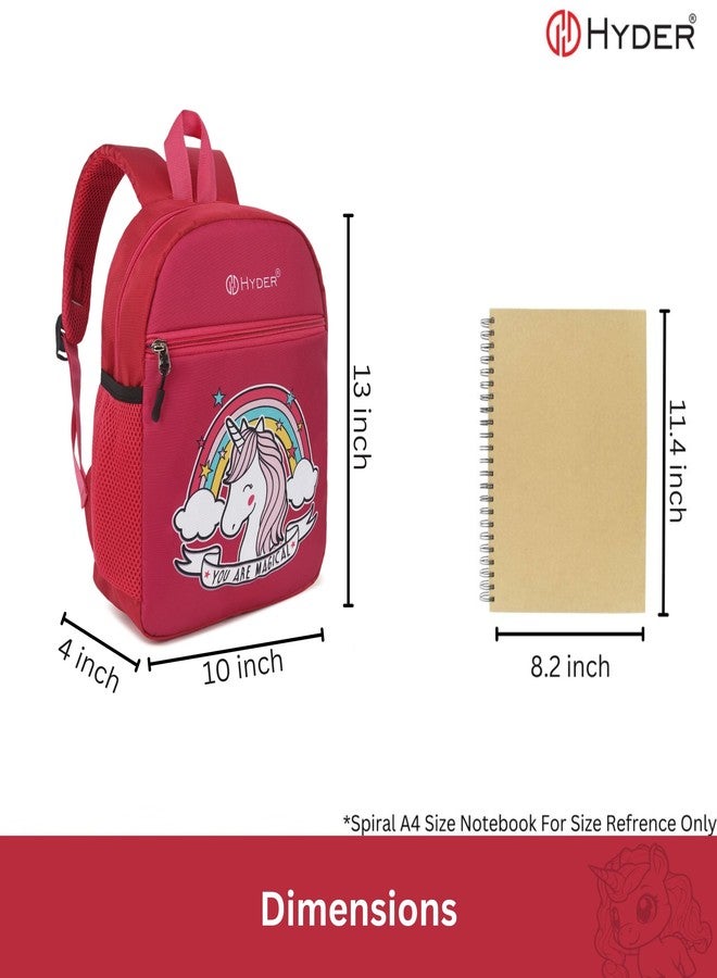 HYDER Kids 10L Cartoon Printed Best Stylish Lightweight Spacious Waterproof Casual/Picnic/School Bag/Backpack for Children Boys And Girls (Unicorn) - Image 5