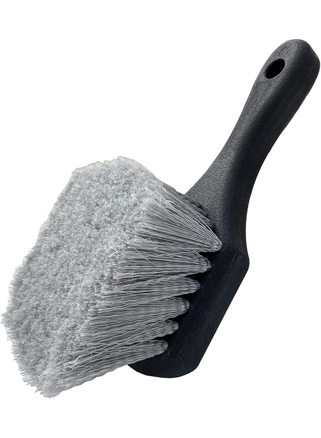 promass Tyre Polish Brush for Car,Automotive Care Brushes Wheel Cleaning Applicator for Motorcycle - Image 1