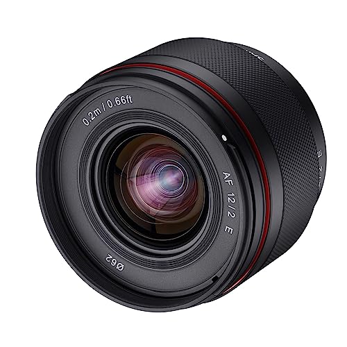 Samyang AF 12mm F2.0 Sony FE Auto Focus Lens (Black) - Image 1