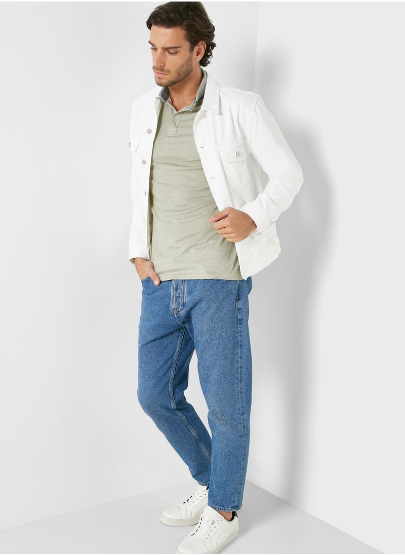 Slub Polo Shirt