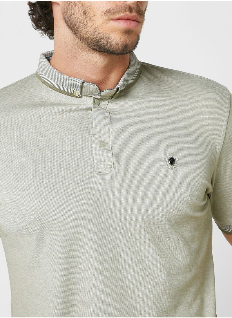 Slub Polo Shirt