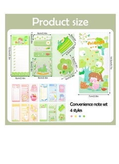 Y&D 4 Pack Lovely Sticky Notes Set, 960 Sheets Color Pads Divider with Bookmark Index, Suitable for Annotating Books, Office & School Study Supplies  - Image 2