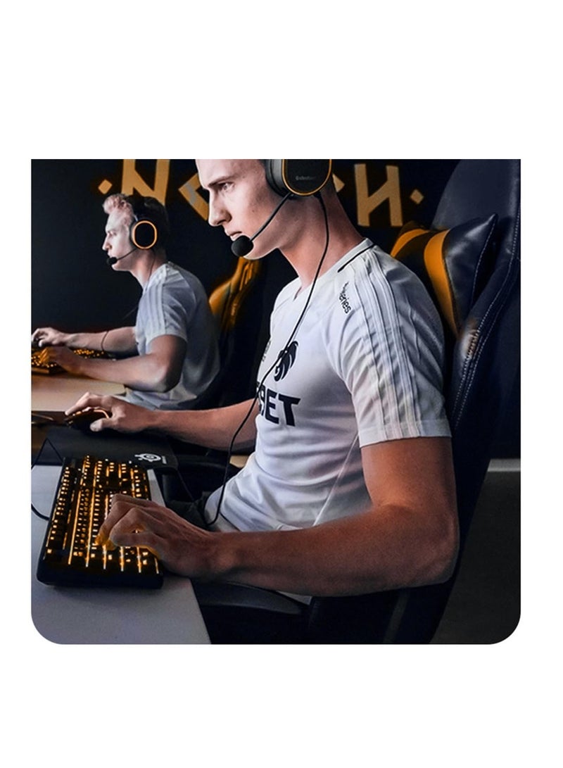 SYOSI كابل سماعة الرأس Arctis Pro سلك صوت بديل لسماعات الرأس SteelSeries Arctis 3 وArctis 5 وArctis 7 للألعاب (يتضمن كابل محول ستيريو مقاس 3.5 مم)  - Image 5