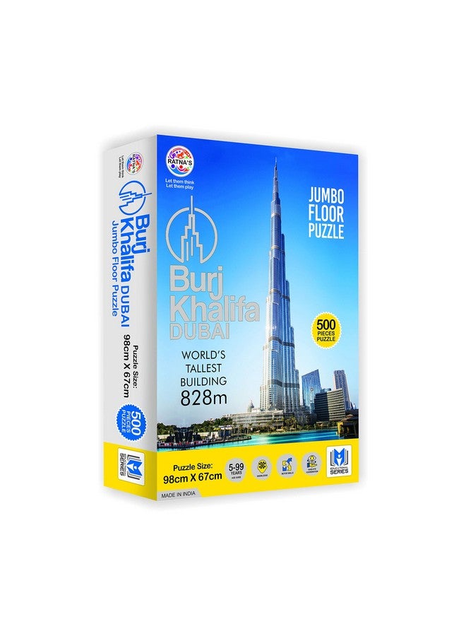 RATNA'S Burj Khalifa Jumbo Jigsaw Puzzle 500 Pieces(67 Cm X 98 Cm) Size - Image 1