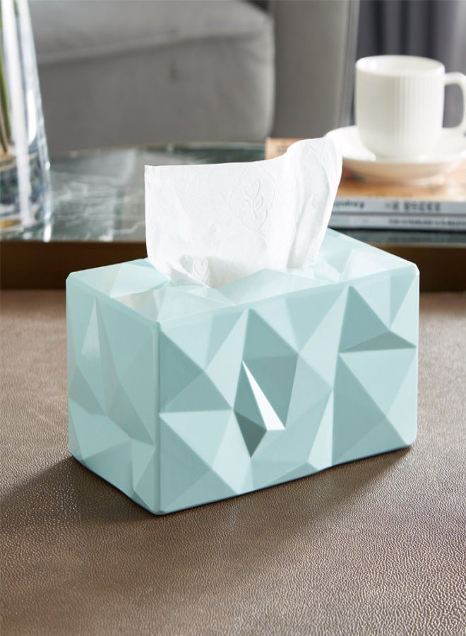 European and American ins tissue box paper box melamine household hotel living room creative coffee table desktop storage box wholesale(White) - Image 4
